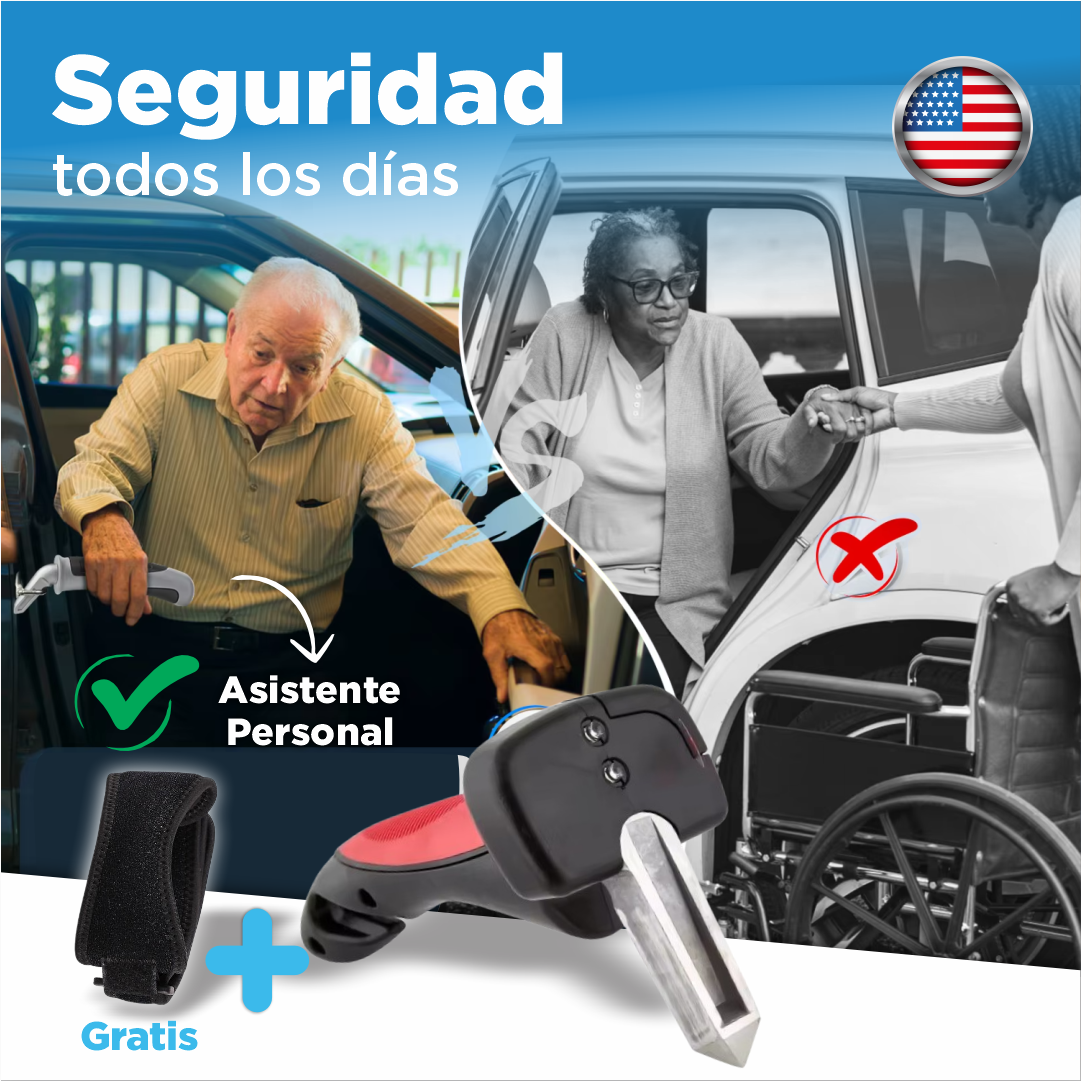 AutoSave: Movimiento sin dolor, con seguridad y evita accidentes + Banda de compresión para el dolor GRATIS