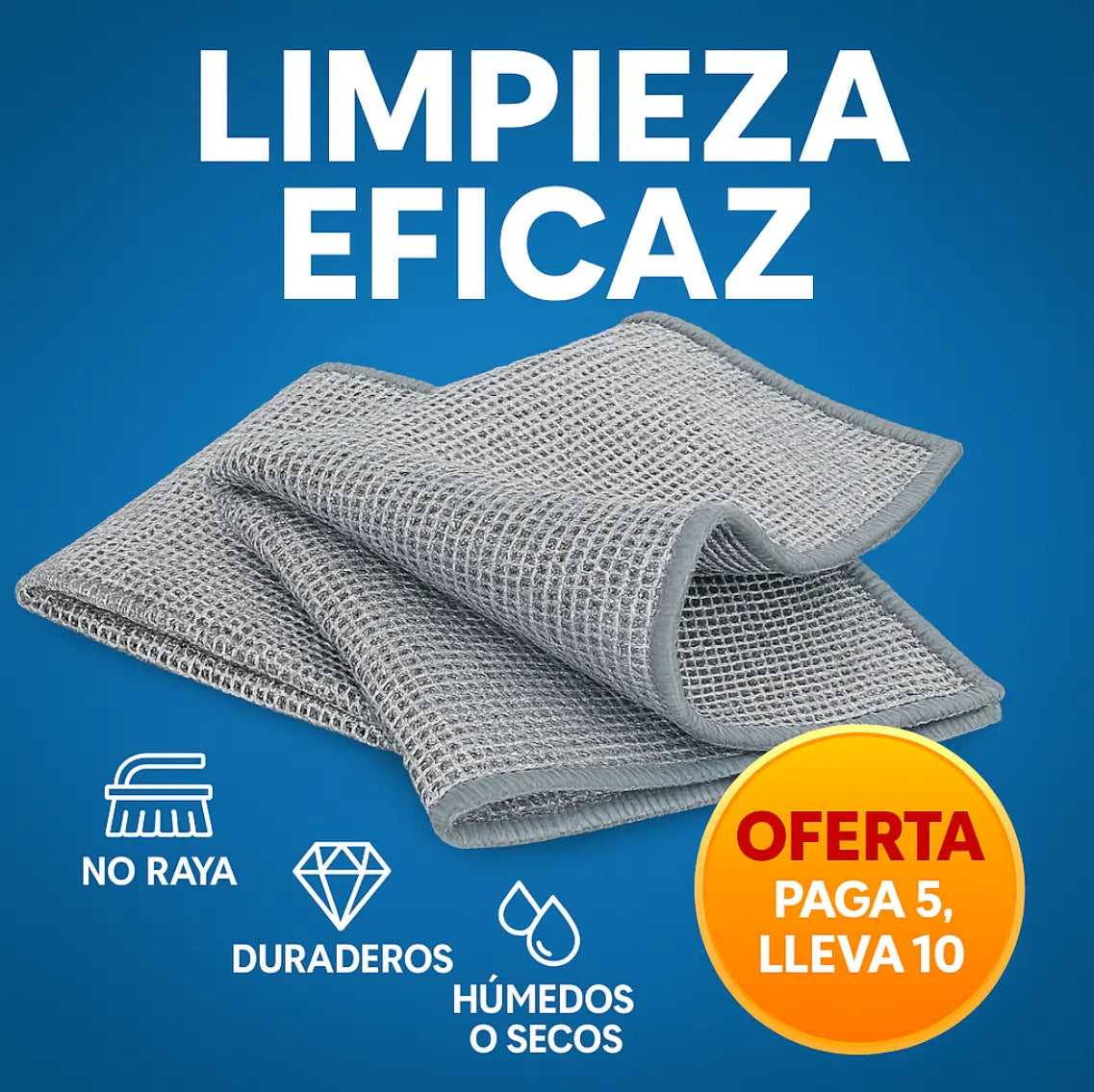 TotalClean: Ahorra tiempo limpiando cualquier superficie sin esfuerzo