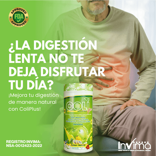 Coliplus: Vuelve a comer lo que más te gusta sin preocupación, dolor o hinchazón. Tratamiento 100% natural.