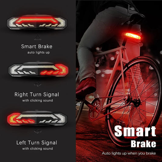 ViggoSmart™: Iluminación inteligente y seguridad para tu bicicleta — muévete con mayor tranquilidad