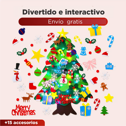 ¡El árbol de Navidad que tus hijos adorarán! Olvídate del desorden, el peligro y el estrés.