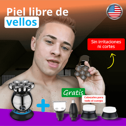Buumzy Shaver: Consigue una piel suave y un look impecable sin cortes, sin irritaciones y sin esfuerzo.