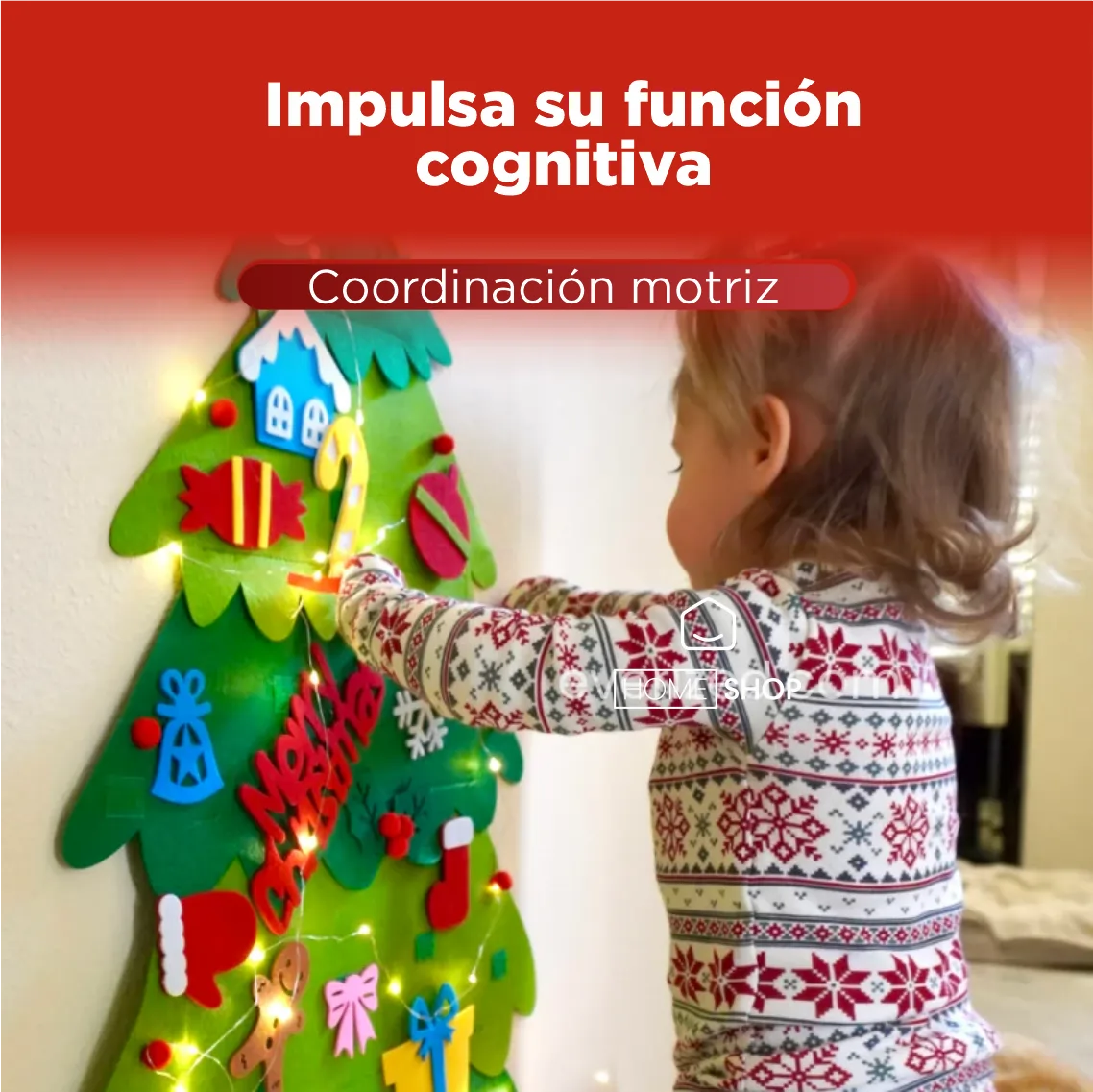 ¡El árbol de Navidad que tus hijos adorarán! Olvídate del desorden, el peligro y el estrés.
