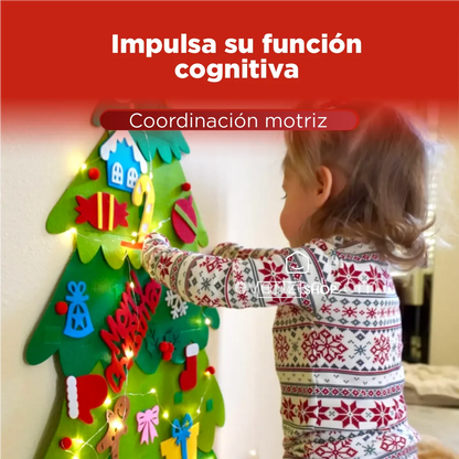 ¡El árbol de Navidad que tus hijos adorarán! Olvídate del desorden, el peligro y el estrés.