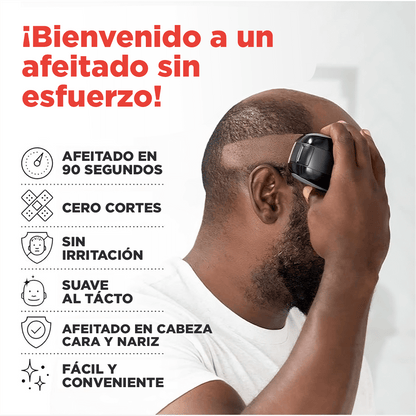 ShavEasy 5 en 1: Look impecable todos los días en solo 90 segundos. Sin esfuerzo y sin irritación.