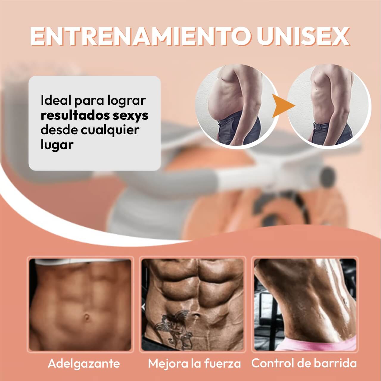 RollerFit™: Desarrolla, tonifica y fortalece tu cuerpo sin ir al gimnasio.
