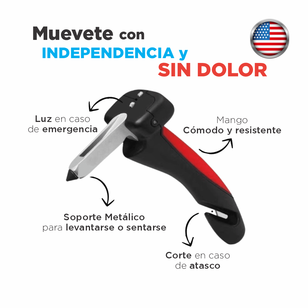 AutoSave: Movimiento sin dolor, con seguridad y evita accidentes + Banda de compresión para el dolor GRATIS