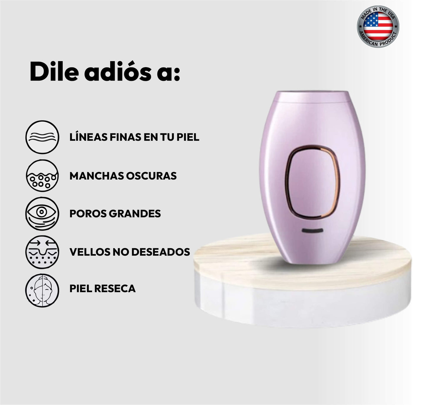 SkinUp: Deplilación laser profesional y permanente para cualquier parte del cuerpo sin dolor + Depilador eléctrico de cejas GRATIS