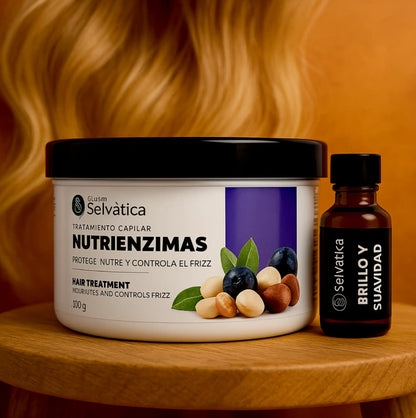 Fusión Selvatica: Tu cabello sin frizz todo el dia y con efecto espejo desde la primera aplicación