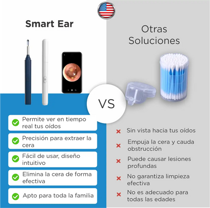 Smart Ear:  Limpia tus oídos de manera precisa, segura y profesional desde casa