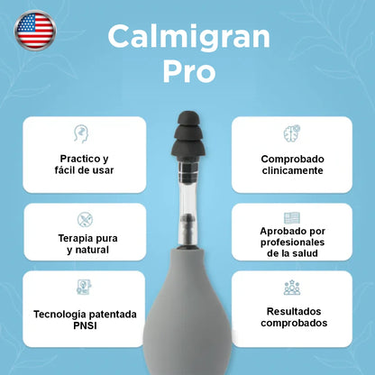 Calmigran: Alivia los dolores de cabeza y migrañas sin pastillas ni efectos secundarios + Kit de limpieza profesional GRATIS