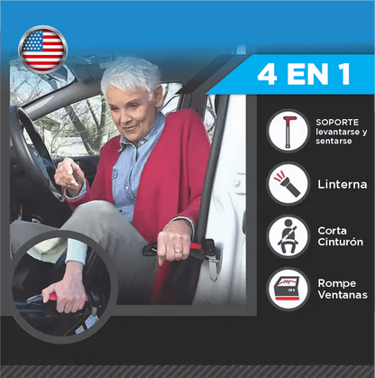 AutoSave: Movimiento sin dolor, con seguridad y evita accidentes + Banda de compresión para el dolor GRATIS