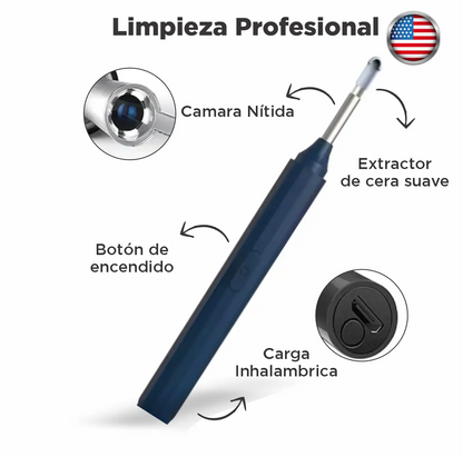 Smart Ear:  Limpia tus oídos de manera precisa, segura y profesional desde casa