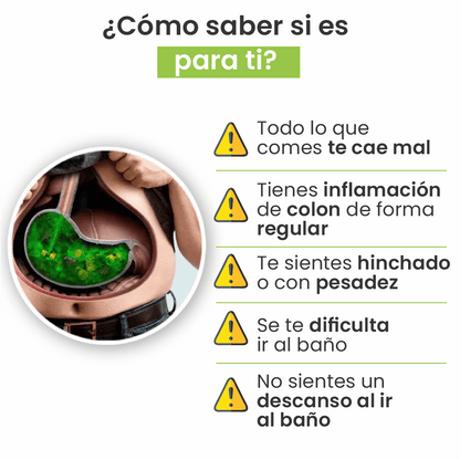 Coliplus: Vuelve a comer lo que más te gusta sin preocupación, dolor o hinchazón. Tratamiento 100% natural.