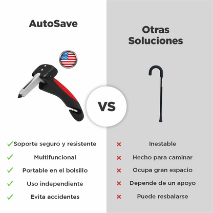 AutoSave: Movimiento sin dolor, con seguridad y evita accidentes + Banda de compresión para el dolor GRATIS
