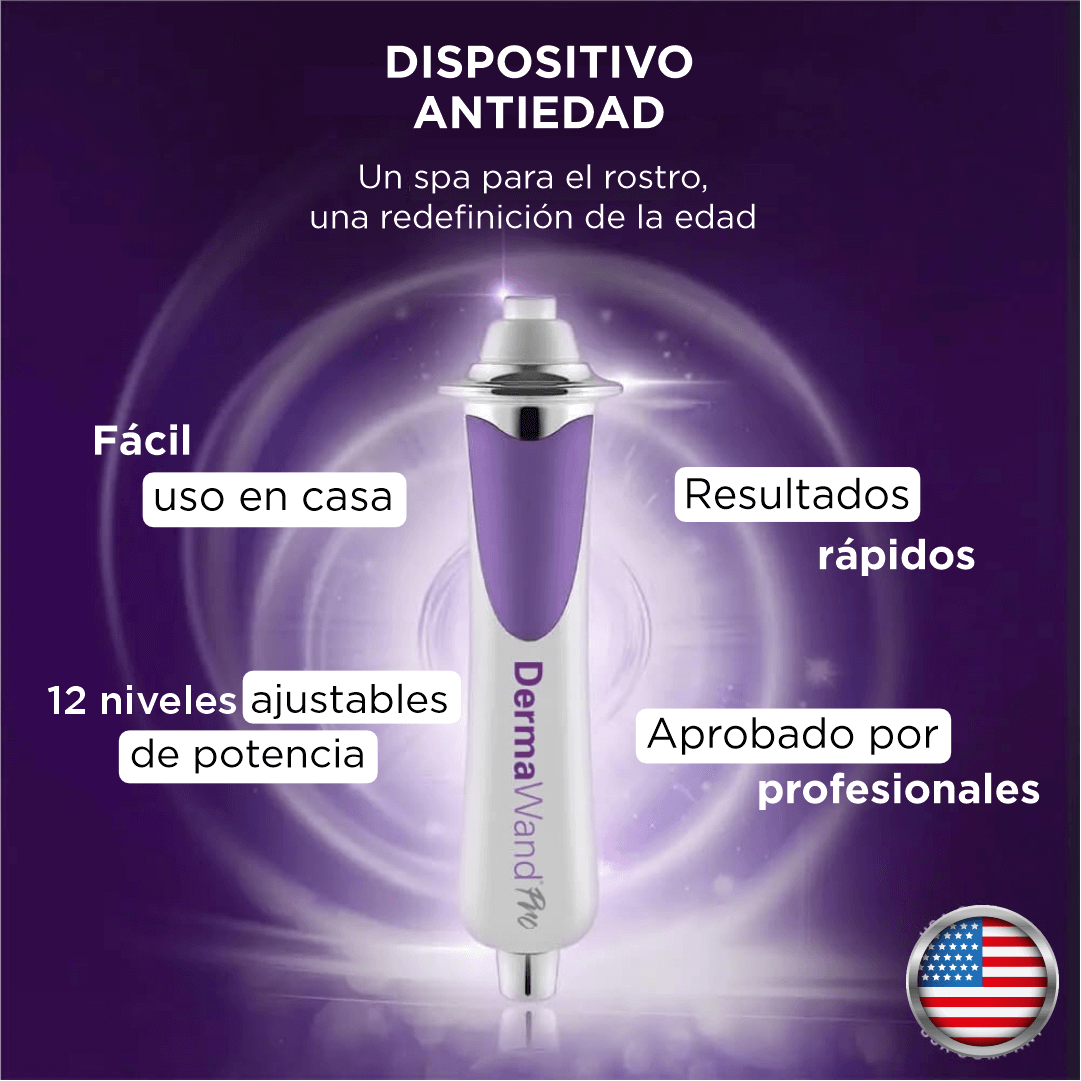 Dermawand Pro: Rejuvenece tu piel en 10 minutos, sin tratamientos invasivos y sin dolor + Retinol antienvejecimiento GRATIS