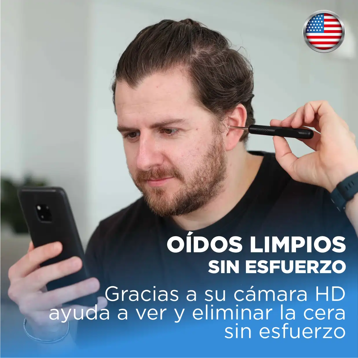 Smart Ear:  Limpia tus oídos de manera precisa, segura y profesional desde casa
