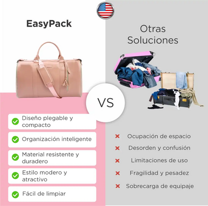 EasyPack: Tu viaje de semanas en una maleta de mano. Sin pagar de más, sin incomodidad