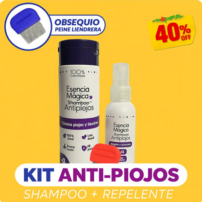 PureNatural: Deshazte de los piojos y liendres sin esfuerzo en 1 semana. Fortalece y embellece el cabello de forma natural + 2 regalos GRATIS