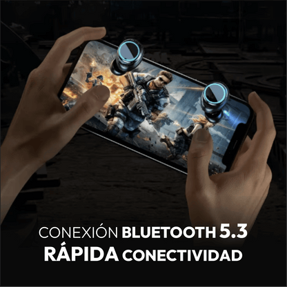 Infinity Sound: Sonido envolvente, comodidad todo el día y power bank integrada para mantenerte siempre conectado.