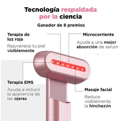 SolaWave Pro: Tratamiento contra las ojeras y la hinchazón en 10 minutos. Con retinol antiojeras y antiedad.