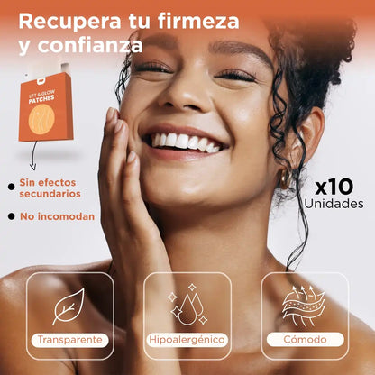 Lift & Glow: Piel más firmes y suave al instante, sin esfuerzo y sin cirugía.