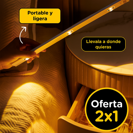 BrightLUX: Lámpara Led automática: Muévete con total seguridad y dale a tu casa un toque moderno e inteligente. Oferta 2X1