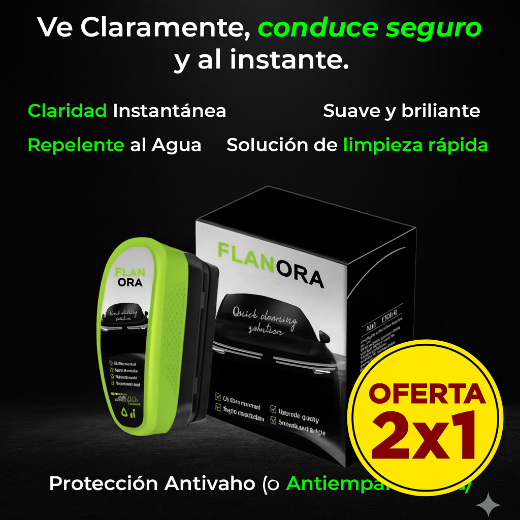 🚘 Crystal Glass™ – Di adiós al vidrio sucio y empañado para siempre