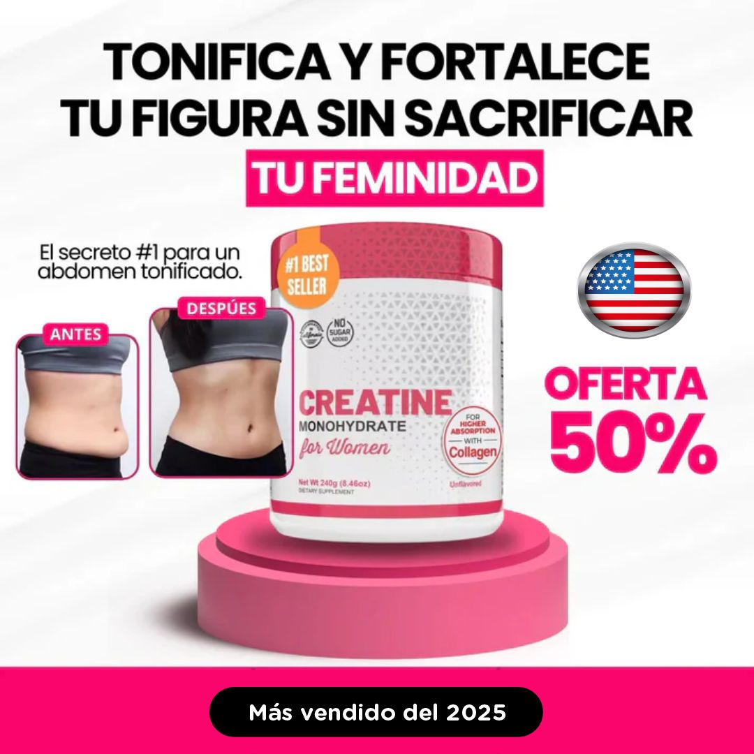 Creatina Old School: Mejora tu rendimiento y gana curvas — sin hinchazón ni efectos raros.