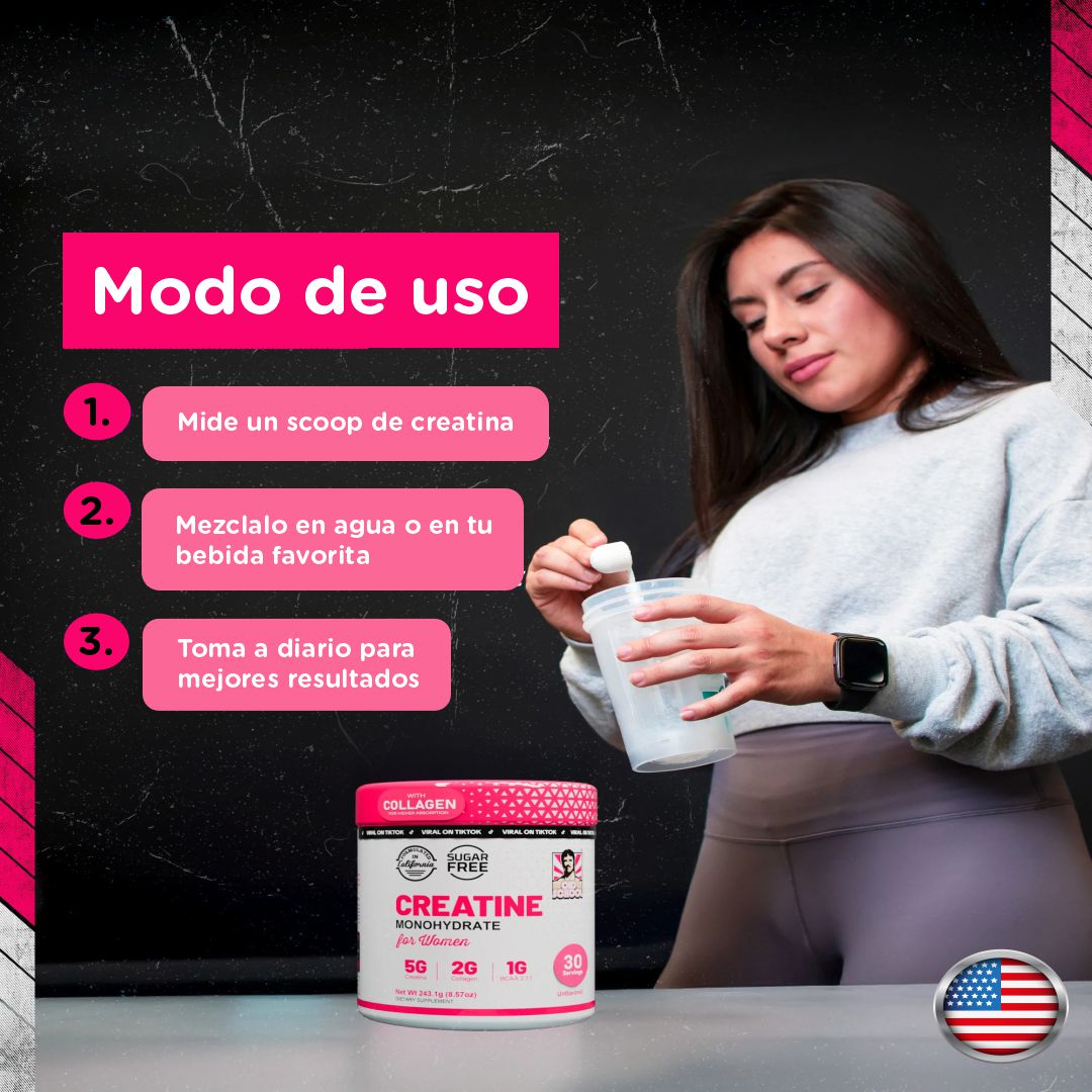 Creatina Old School: Mejora tu rendimiento y gana curvas — sin hinchazón ni efectos raros.