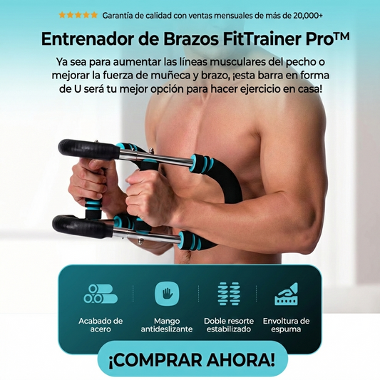 💪 FitTrainer Pro™ – Entrena brazos, pecho y hombros sin ir al gimnasio