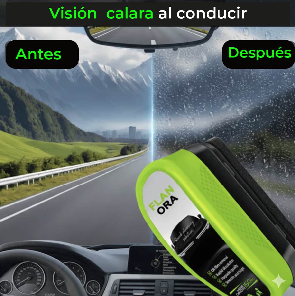 🚘 Crystal Glass™ – Di adiós al vidrio sucio y empañado para siempre