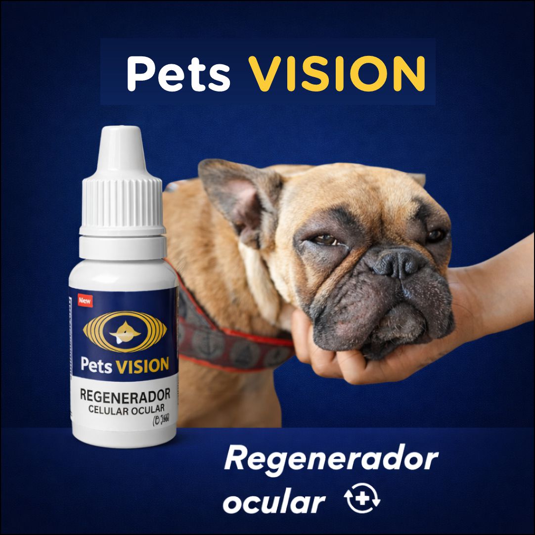 Pets visión: Devuélvele la claridad y la alegría a los ojos de tu mascota, sin dolor y de forma natural.