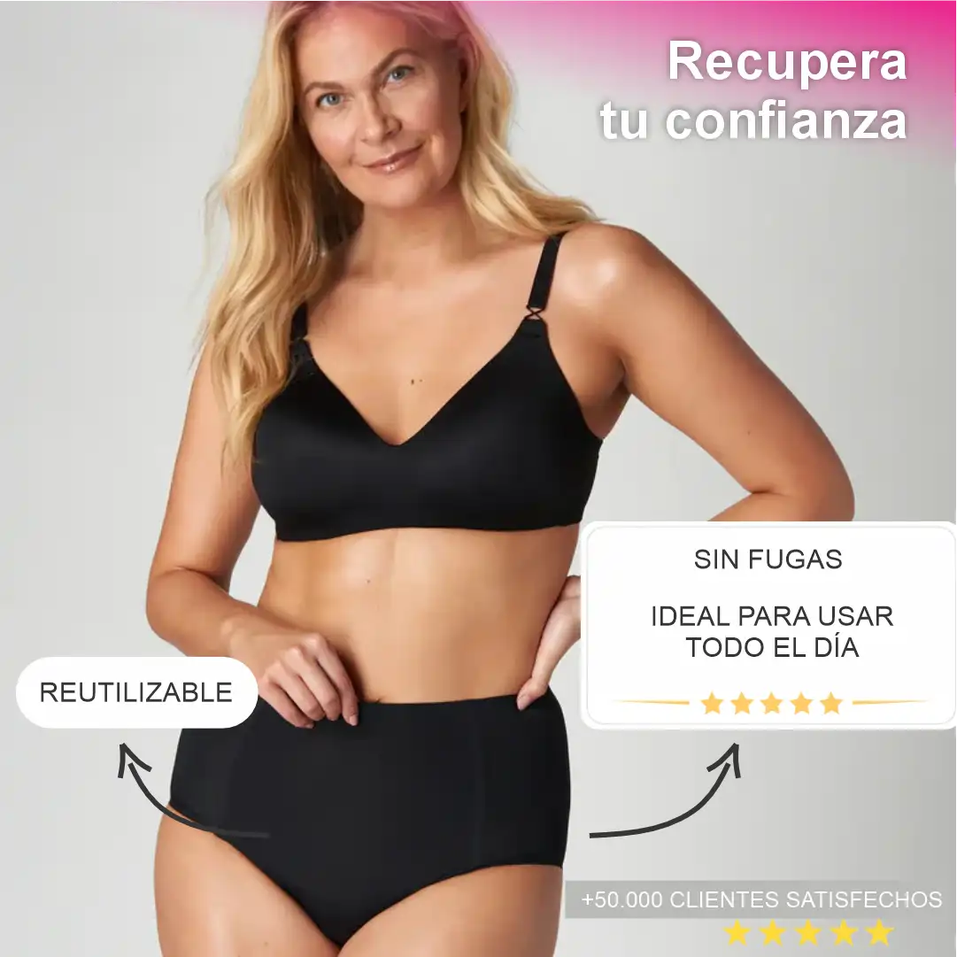 SeguraPants: Ropa interior discreta que te da libertad, confianza y control todos los días