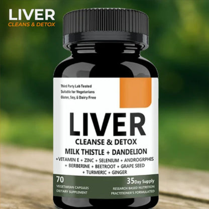 Liver Cleanse & Detox: Limpia, desintoxica y revitaliza tu cuerpo desde adentro - Recupera tu energía y bienestar de forma 100% natural