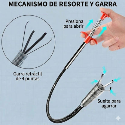 DestaFix™: Sistema inteligente para destapar cañerías — recupera el flujo, el control y la tranquilidad de tu hogar