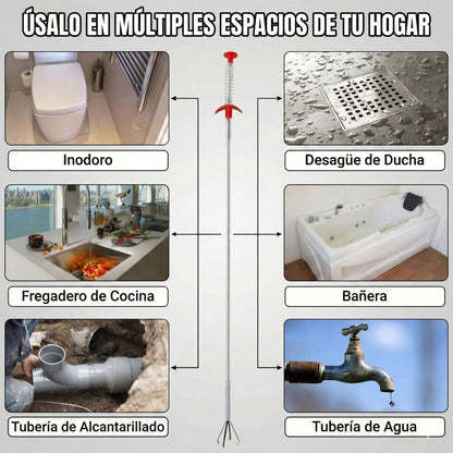 DestaFix™: Sistema inteligente para destapar cañerías — recupera el flujo, el control y la tranquilidad de tu hogar