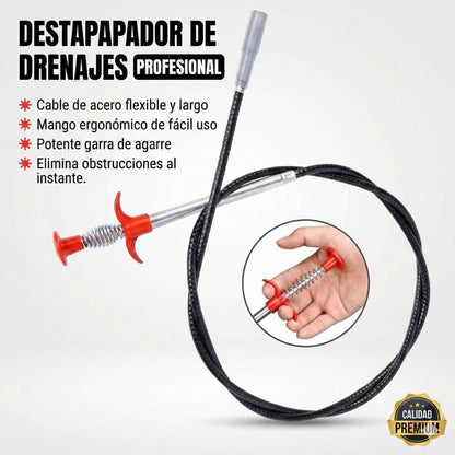 DestaFix™: Sistema inteligente para destapar cañerías — recupera el flujo, el control y la tranquilidad de tu hogar