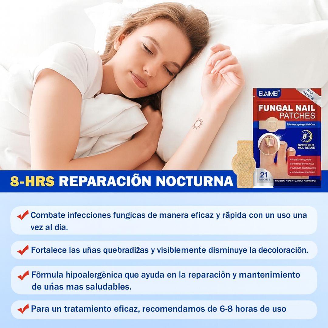 FungalNail Patches: Combate los hongos y repara tus uñas mientras duermes