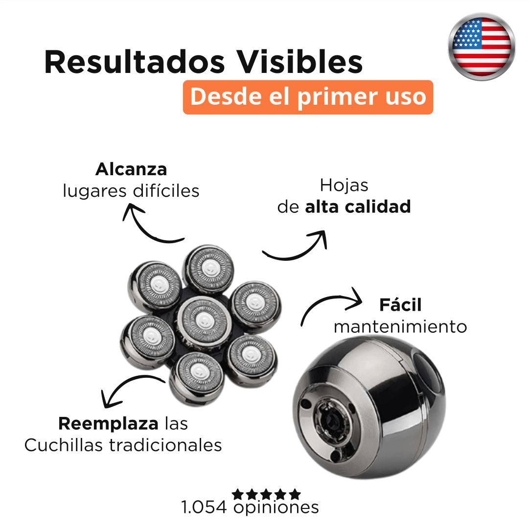 Buumzy Shaver: Consigue una piel suave y un look impecable sin cortes, sin irritaciones y sin esfuerzo.