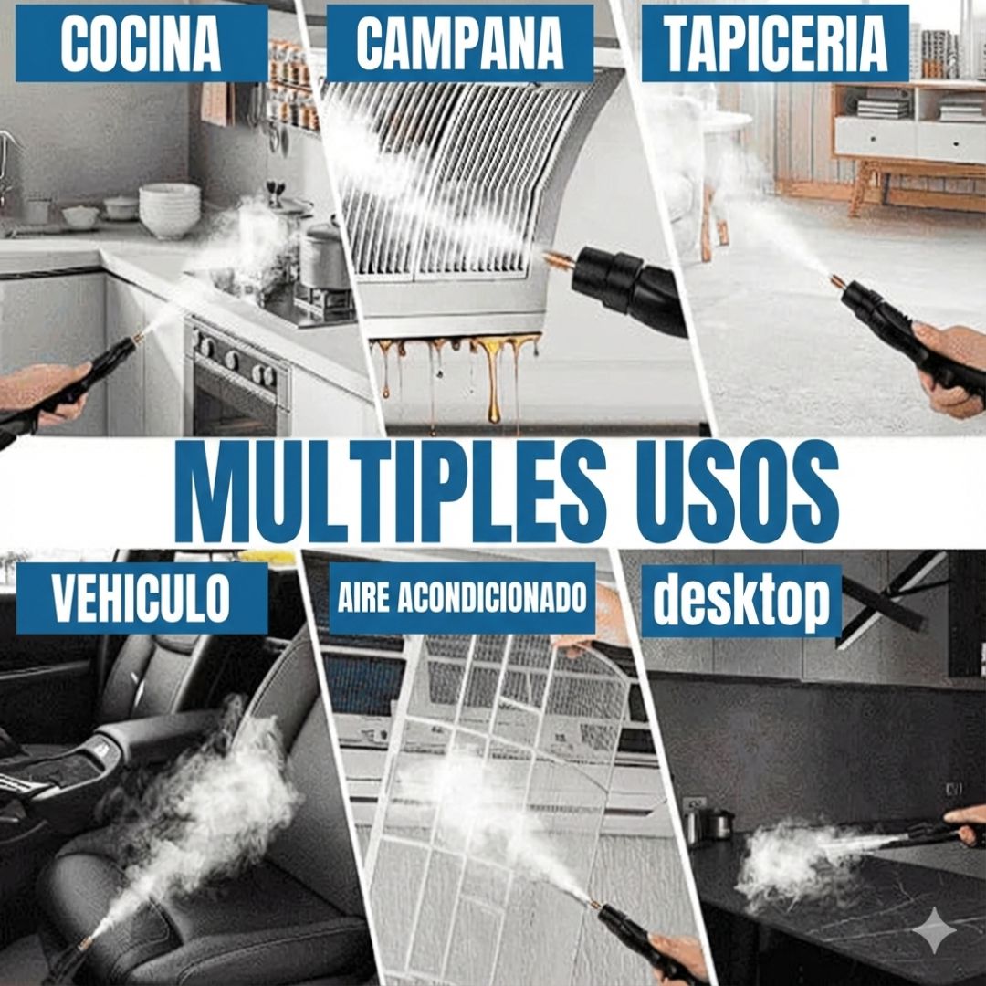 CleanVap Pro: Sistema de limpieza a vapor para el hogar — recupera la tranquilidad, el control y el orgullo de tu espacio