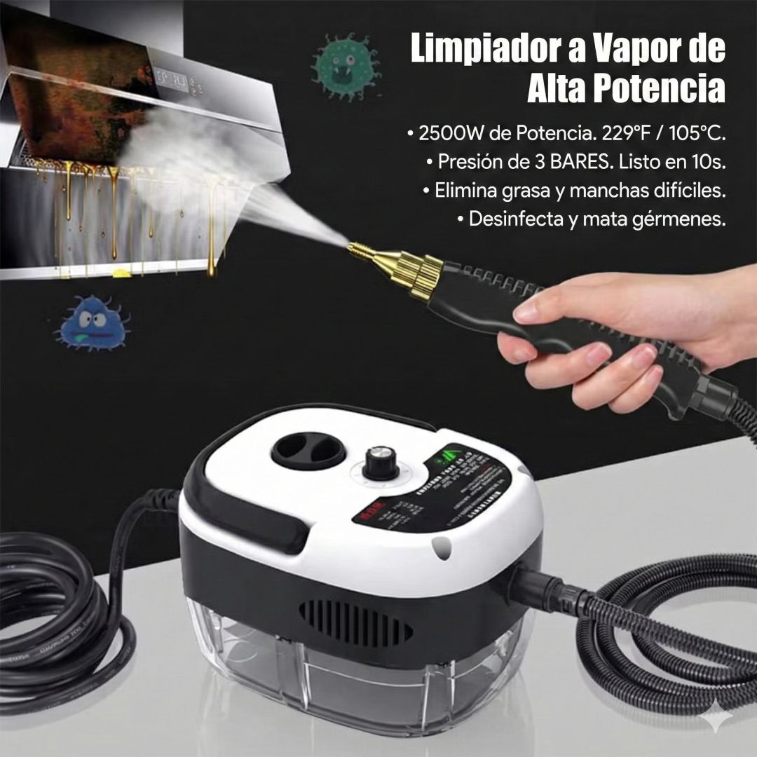 CleanVap Pro: Sistema de limpieza a vapor para el hogar — recupera la tranquilidad, el control y el orgullo de tu espacio