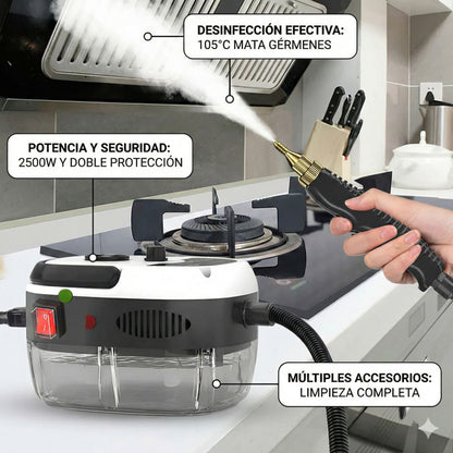 CleanVap Pro: Sistema de limpieza a vapor para el hogar — recupera la tranquilidad, el control y el orgullo de tu espacio