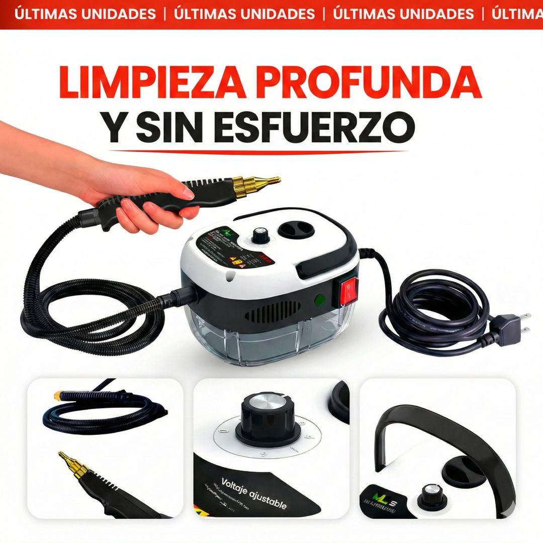 CleanVap Pro: Sistema de limpieza a vapor para el hogar — recupera la tranquilidad, el control y el orgullo de tu espacio