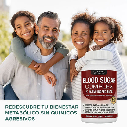 Blood Sugar: Mantén los niveles saludables de azúcar en la sangre y la energía estable a lo largo del día, sin necesidad de fármacos ni dietas extremas.