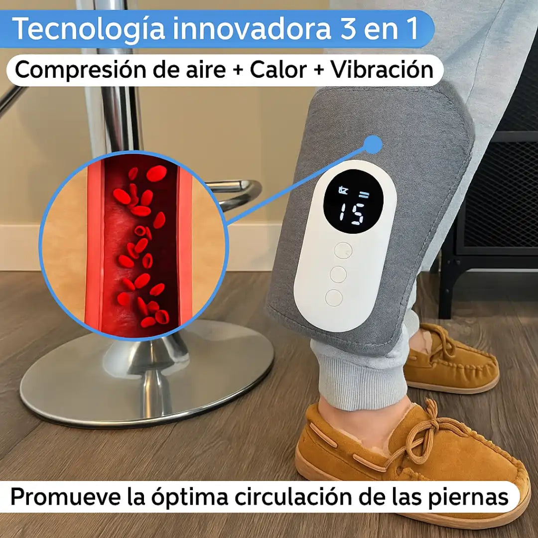 LegVibe 3 en 1: Recupera la ligereza y bienestar en tus piernas en solo 15 minutos al día